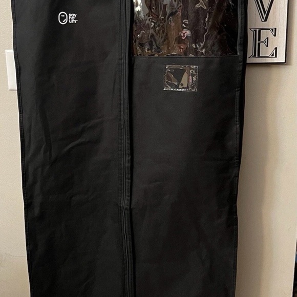 York Furrier Genuine Mink Fur Coat By Bill Blass Mahogany Stand Collar L/XL - Picture 15 of 15